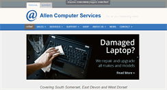 Desktop Screenshot of allencomputerservices.co.uk